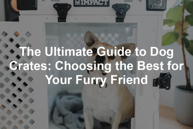 Featured image for The Ultimate Guide to Dog Crates: Choosing the Best for Your Furry Friend