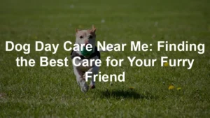 Featured image for Dog Day Care Near Me: Finding the Best Care for Your Furry Friend