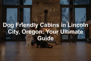 Featured image for Dog Friendly Cabins in Lincoln City, Oregon: Your Ultimate Guide