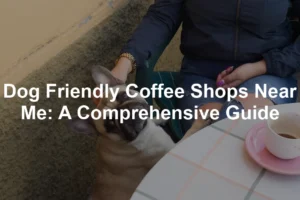Featured image for Dog Friendly Coffee Shops Near Me: A Comprehensive Guide