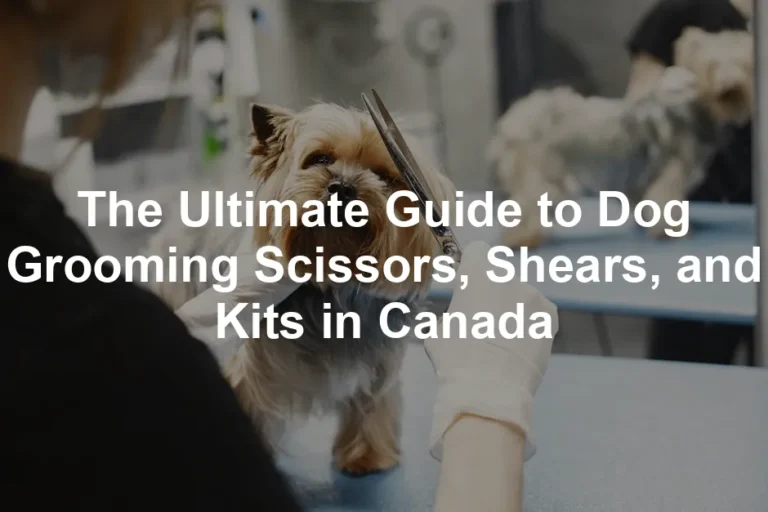 Featured image for The Ultimate Guide to Dog Grooming Scissors, Shears, and Kits in Canada