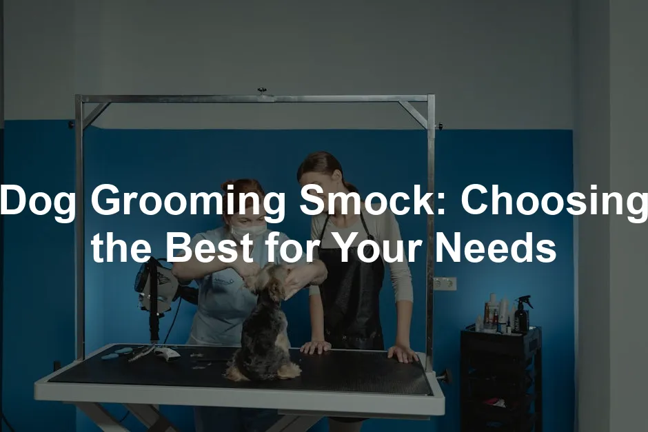 Featured image for Dog Grooming Smock: Choosing the Best for Your Needs