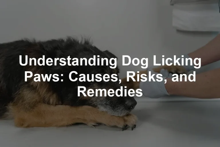 Featured image for Understanding Dog Licking Paws: Causes, Risks, and Remedies