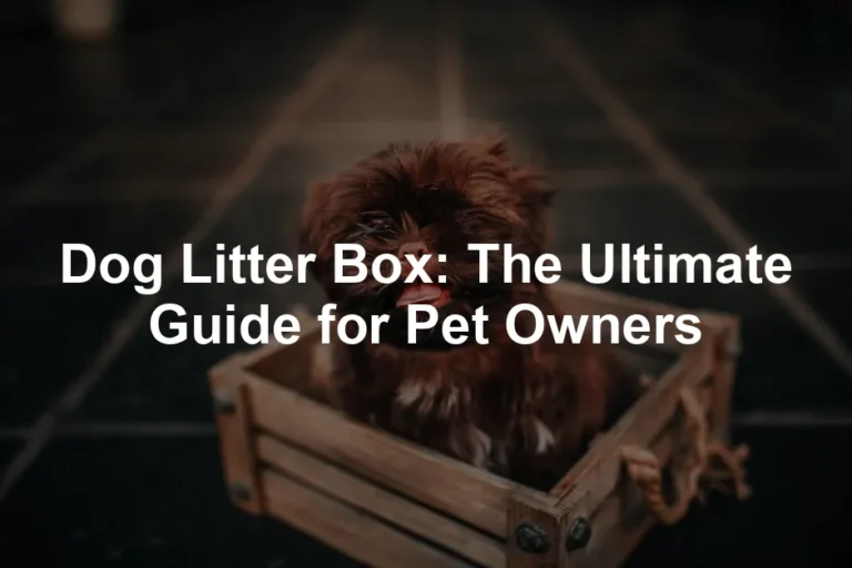 Featured image for Dog Litter Box: The Ultimate Guide for Pet Owners