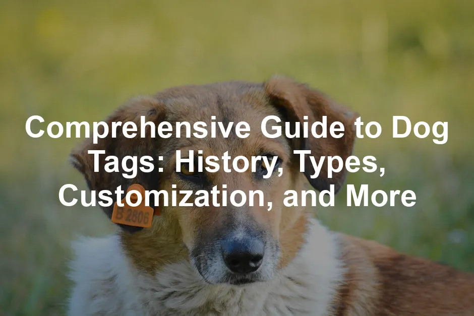 Featured image for Comprehensive Guide to Dog Tags: History, Types, Customization, and More