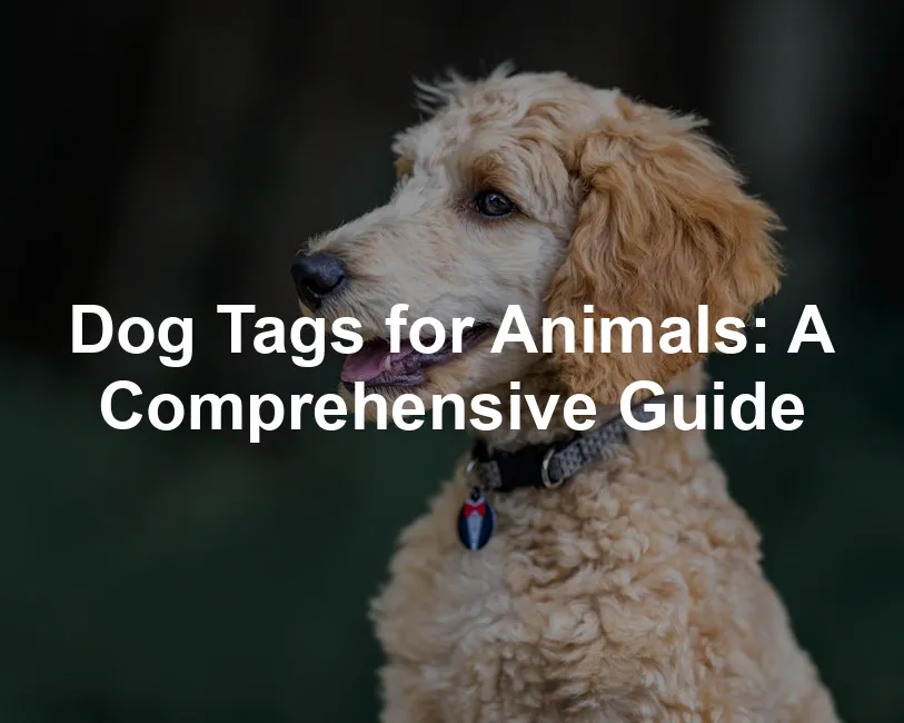 Featured image for Dog Tags for Animals: A Comprehensive Guide