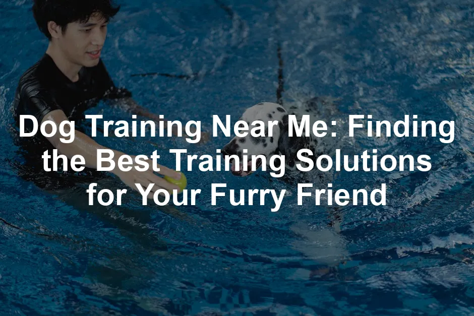 Featured image for Dog Training Near Me: Finding the Best Training Solutions for Your Furry Friend