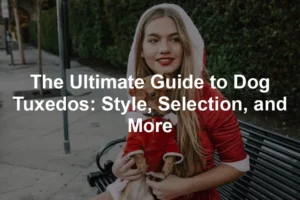 Featured image for The Ultimate Guide to Dog Tuxedos: Style, Selection, and More
