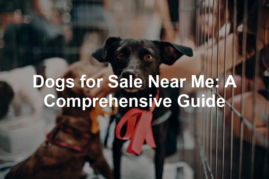 Featured image for Dogs for Sale Near Me: A Comprehensive Guide