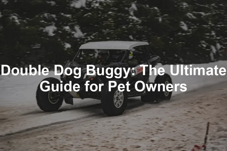 Featured image for Double Dog Buggy: The Ultimate Guide for Pet Owners