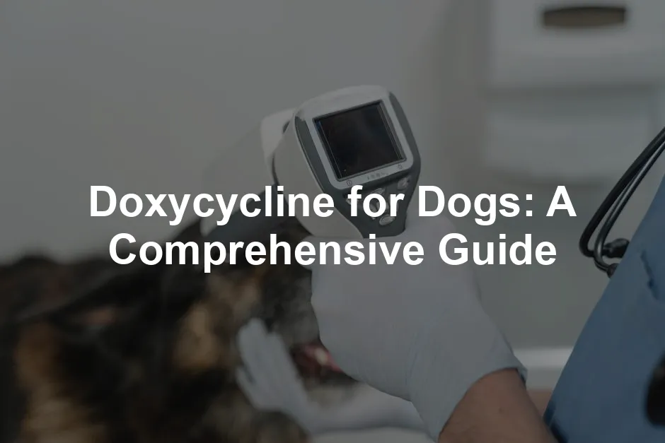 Featured image for Doxycycline for Dogs: A Comprehensive Guide