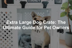 Featured image for Extra Large Dog Crate: The Ultimate Guide for Pet Owners