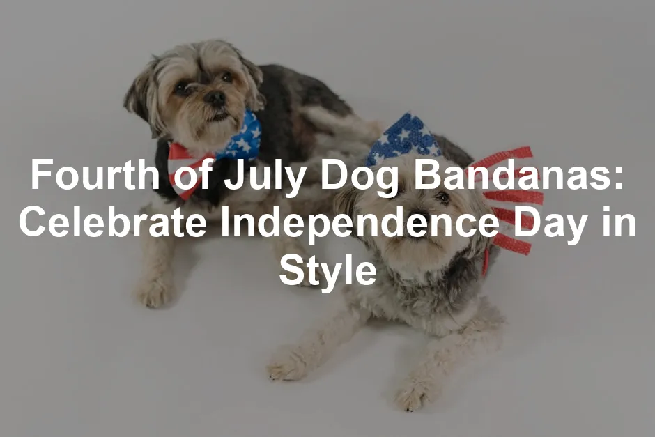 Featured image for Fourth of July Dog Bandanas: Celebrate Independence Day in Style