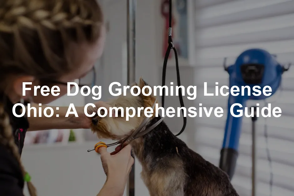 Featured image for Free Dog Grooming License Ohio: A Comprehensive Guide
