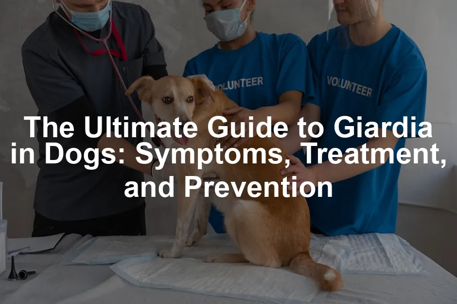 Featured image for The Ultimate Guide to Giardia in Dogs: Symptoms, Treatment, and Prevention