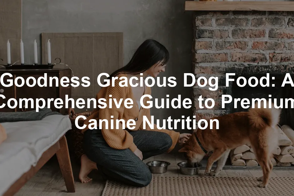 Featured image for Goodness Gracious Dog Food: A Comprehensive Guide to Premium Canine Nutrition