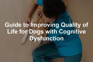 Featured image for Guide to Improving Quality of Life for Dogs with Cognitive Dysfunction