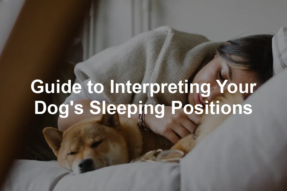 Featured image for Guide to Interpreting Your Dog's Sleeping Positions