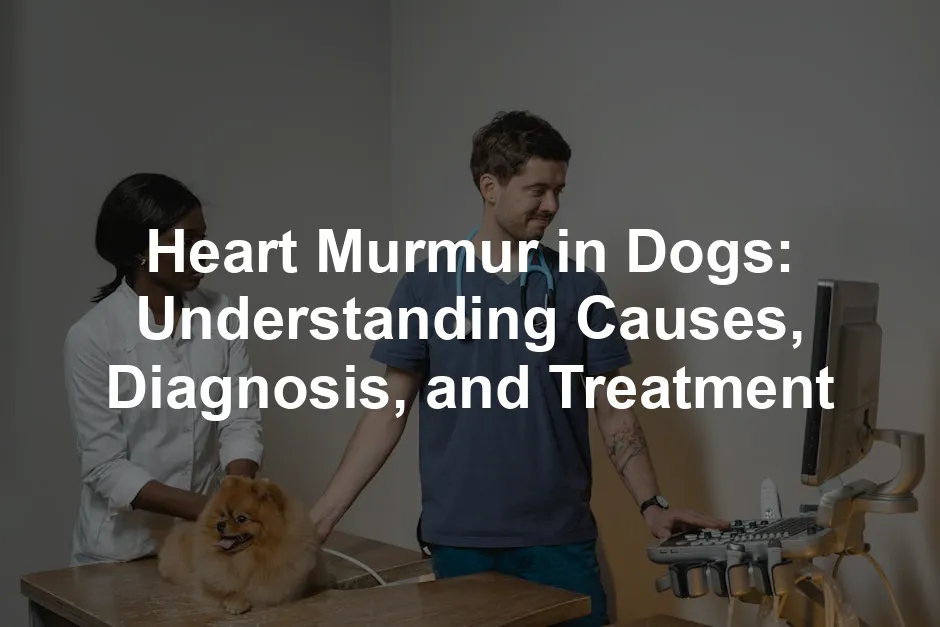 Featured image for Heart Murmur in Dogs: Understanding Causes, Diagnosis, and Treatment