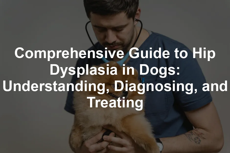 Featured image for Comprehensive Guide to Hip Dysplasia in Dogs: Understanding, Diagnosing, and Treating