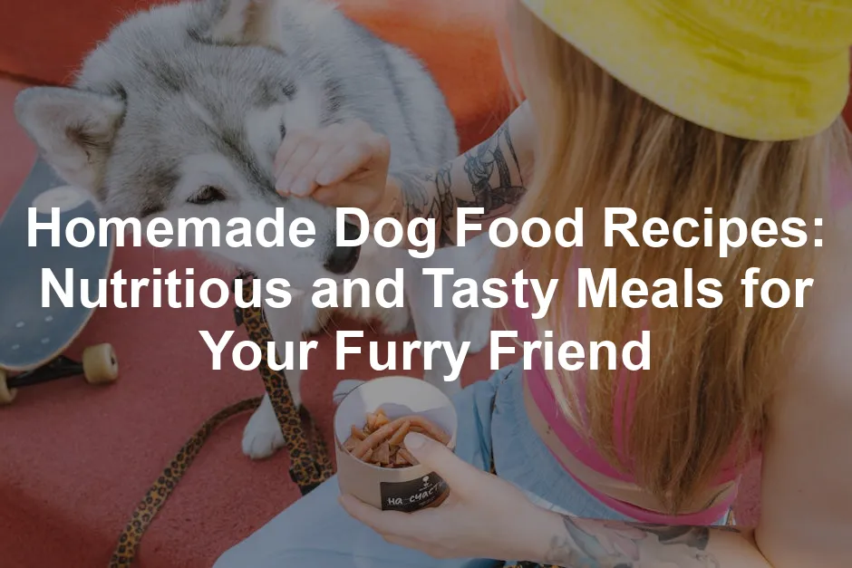 Featured image for Homemade Dog Food Recipes: Nutritious and Tasty Meals for Your Furry Friend