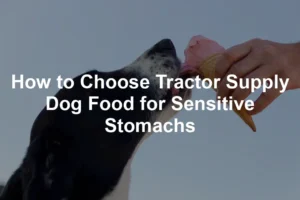 Featured image for How to Choose Tractor Supply Dog Food for Sensitive Stomachs