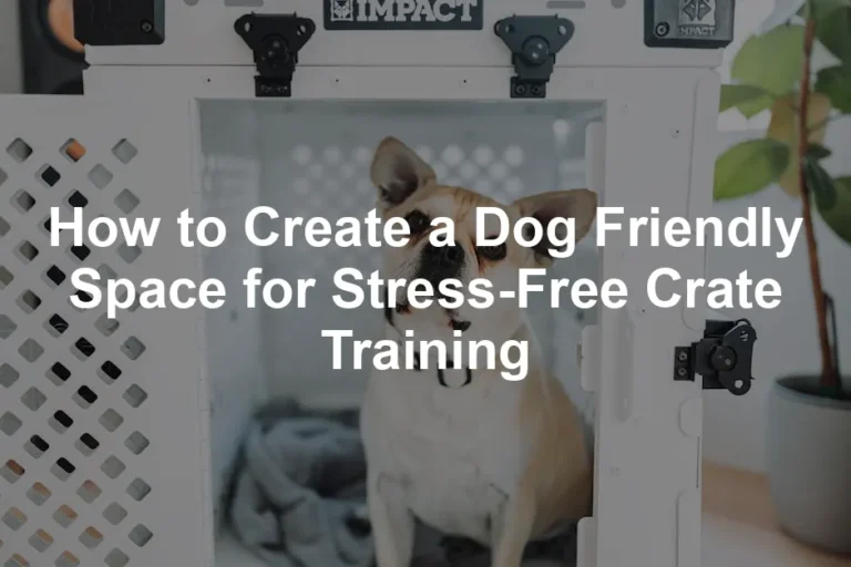 Featured image for How to Create a Dog Friendly Space for Stress-Free Crate Training