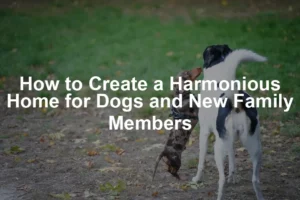 Featured image for How to Create a Harmonious Home for Dogs and New Family Members