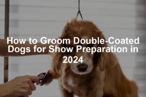 Featured image for How to Groom Double-Coated Dogs for Show Preparation in 2024