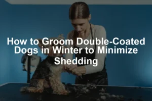 Featured image for How to Groom Double-Coated Dogs in Winter to Minimize Shedding