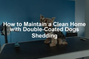 Featured image for How to Maintain a Clean Home with Double-Coated Dogs Shedding