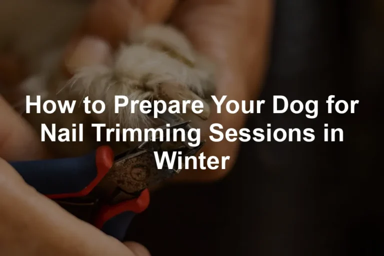 Featured image for How to Prepare Your Dog for Nail Trimming Sessions in Winter