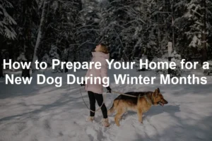 Featured image for How to Prepare Your Home for a New Dog During Winter Months