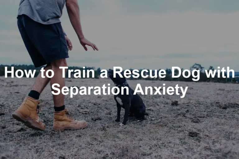 Featured image for How to Train a Rescue Dog with Separation Anxiety
