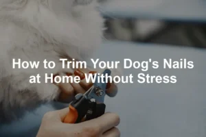 Featured image for How to Trim Your Dog's Nails at Home Without Stress