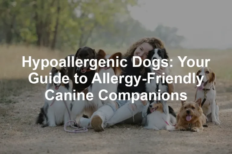 Featured image for Hypoallergenic Dogs: Your Guide to Allergy-Friendly Canine Companions