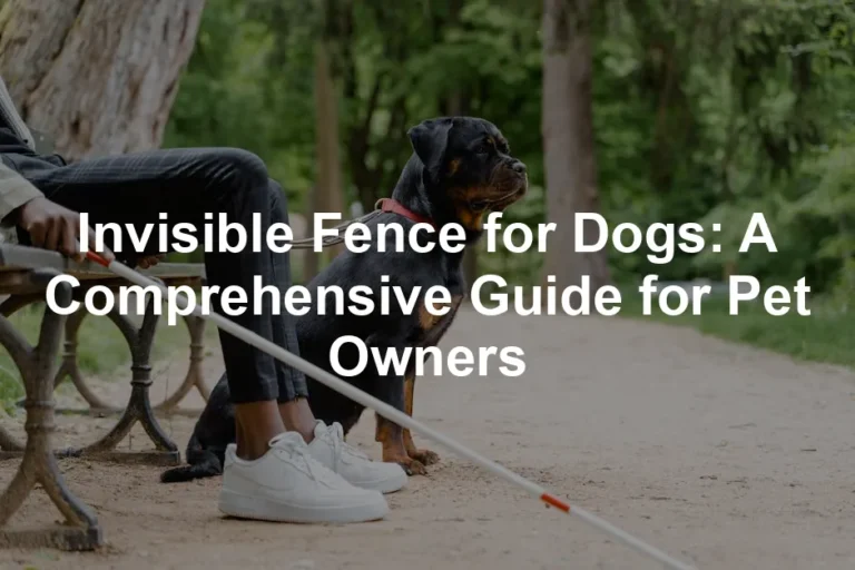 Featured image for Invisible Fence for Dogs: A Comprehensive Guide for Pet Owners