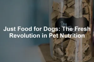 Featured image for Just Food for Dogs: The Fresh Revolution in Pet Nutrition