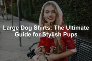 Featured image for Large Dog Shirts: The Ultimate Guide for Stylish Pups