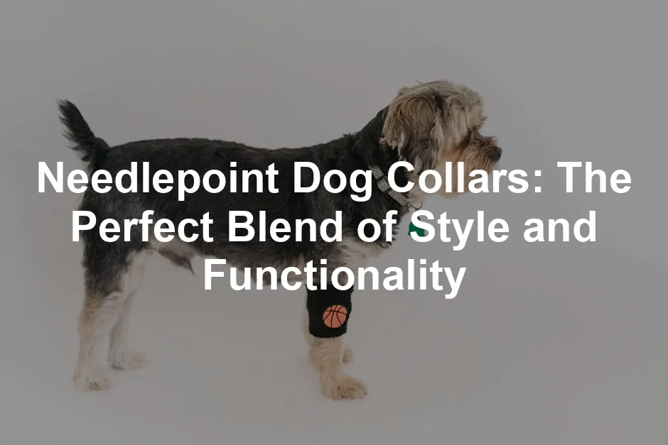 Featured image for Needlepoint Dog Collars: The Perfect Blend of Style and Functionality