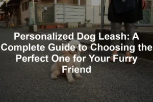 Featured image for Personalized Dog Leash: A Complete Guide to Choosing the Perfect One for Your Furry Friend