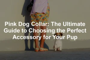 Featured image for Pink Dog Collar: The Ultimate Guide to Choosing the Perfect Accessory for Your Pup