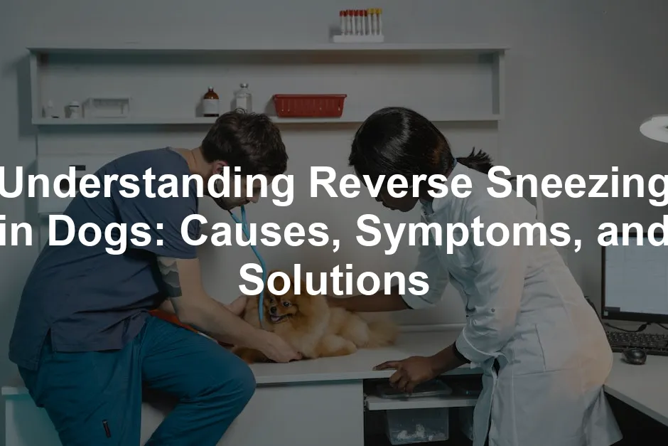 Featured image for Understanding Reverse Sneezing in Dogs: Causes, Symptoms, and Solutions