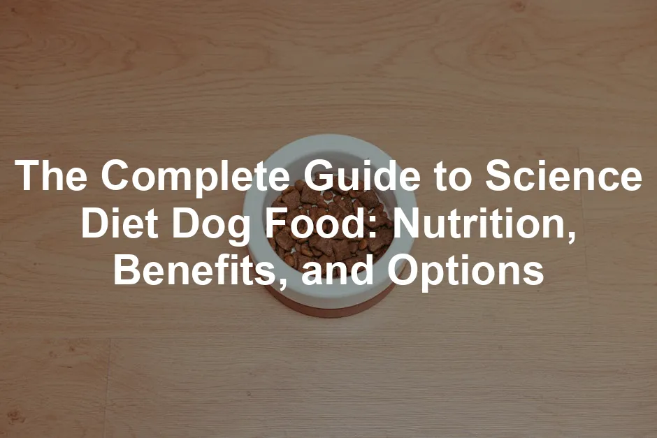 Featured image for The Complete Guide to Science Diet Dog Food: Nutrition, Benefits, and Options