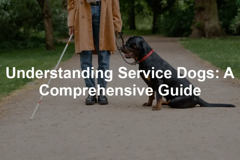 Featured image for Understanding Service Dogs: A Comprehensive Guide