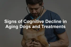 Featured image for Signs of Cognitive Decline in Aging Dogs and Treatments