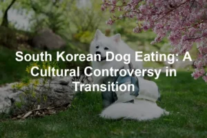Featured image for South Korean Dog Eating: A Cultural Controversy in Transition