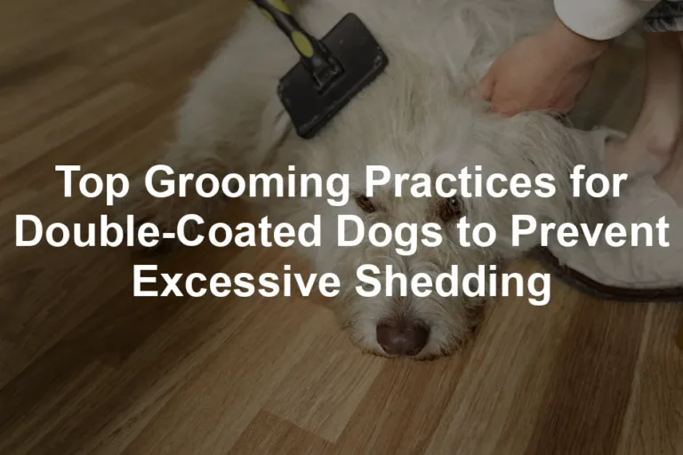 Featured image for Top Grooming Practices for Double-Coated Dogs to Prevent Excessive Shedding