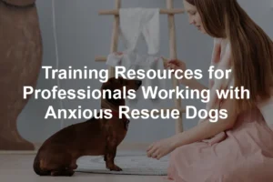 Featured image for Training Resources for Professionals Working with Anxious Rescue Dogs