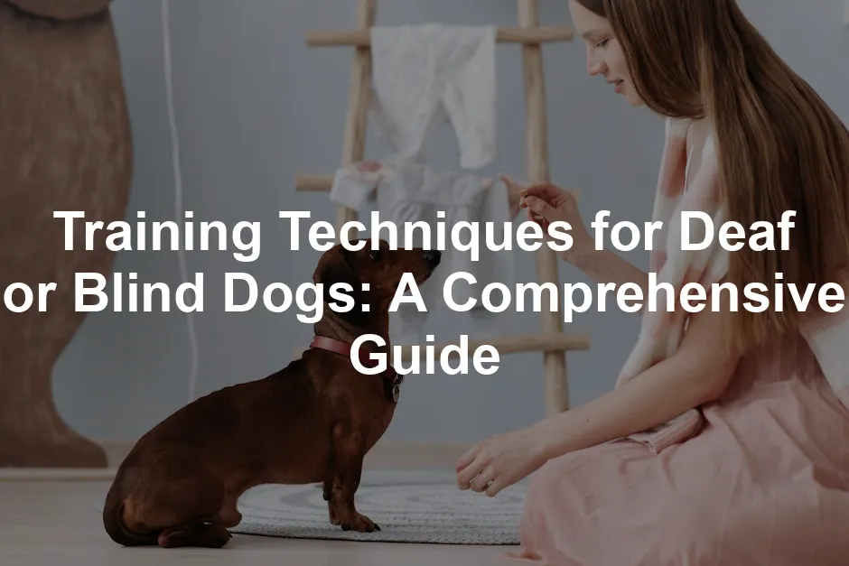 Featured image for Training Techniques for Deaf or Blind Dogs: A Comprehensive Guide